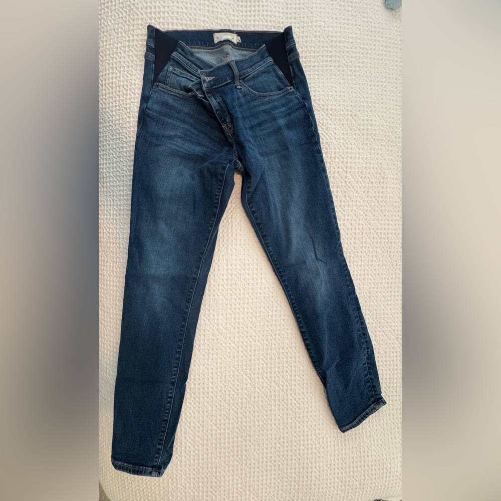 Hatch Women's Skinny Jeans - Dark Blue